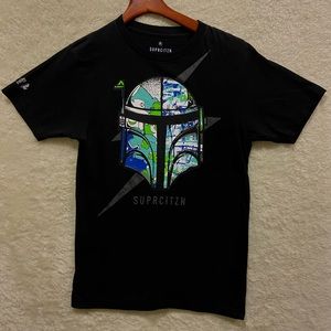 Mandalorian Colorful T-Shirt, Black